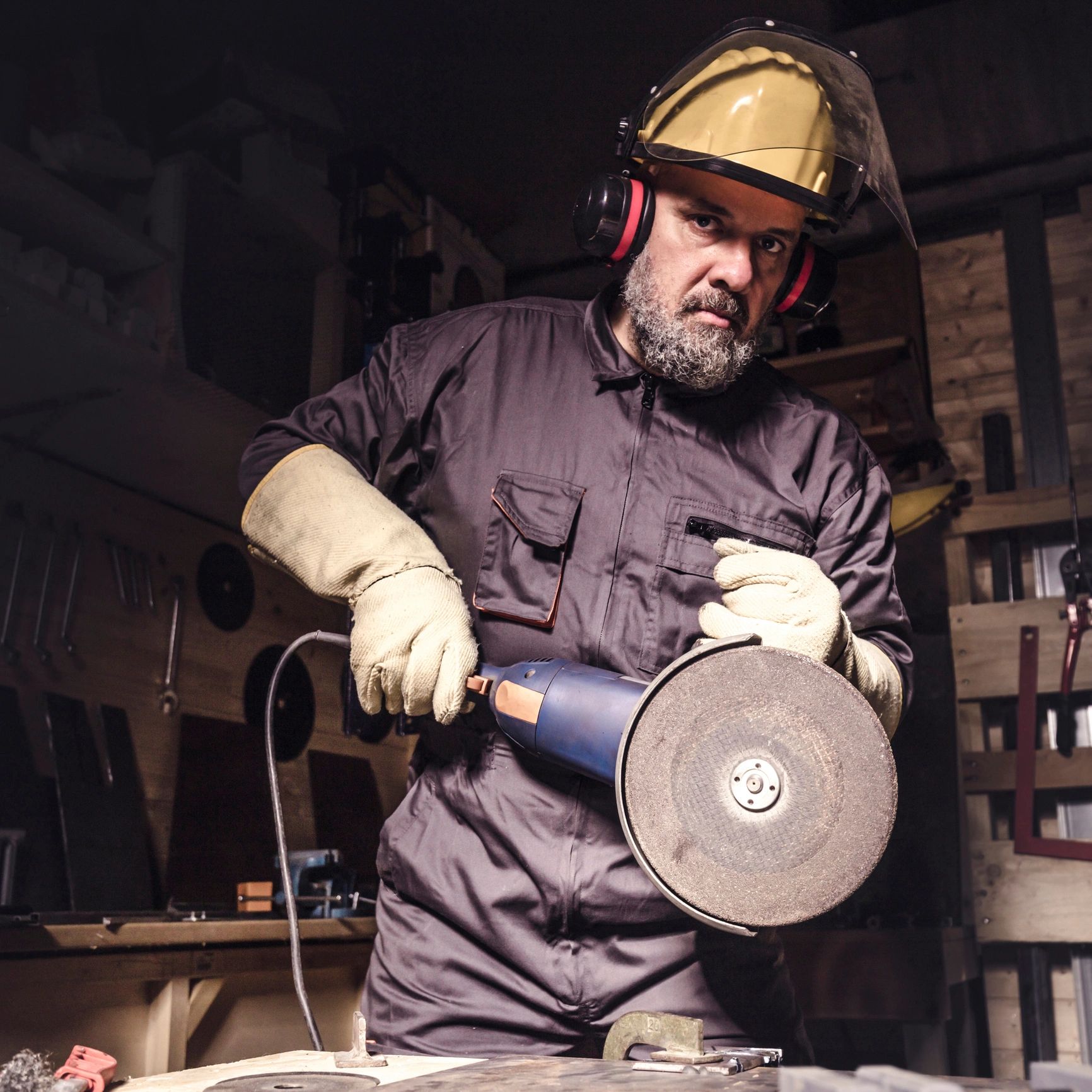 Portrait of a workshop technician