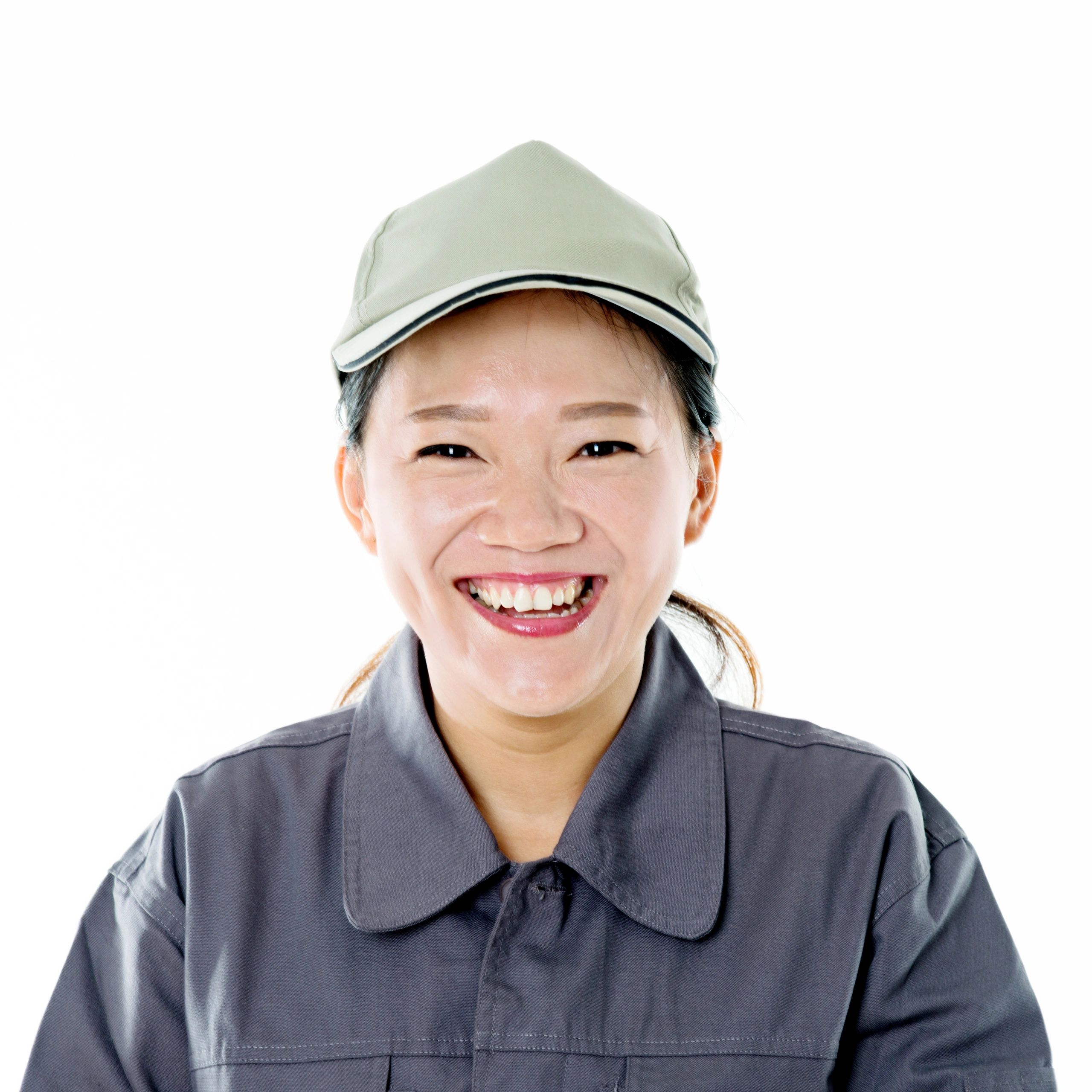 Portrait of a lead technician in a shop uniform